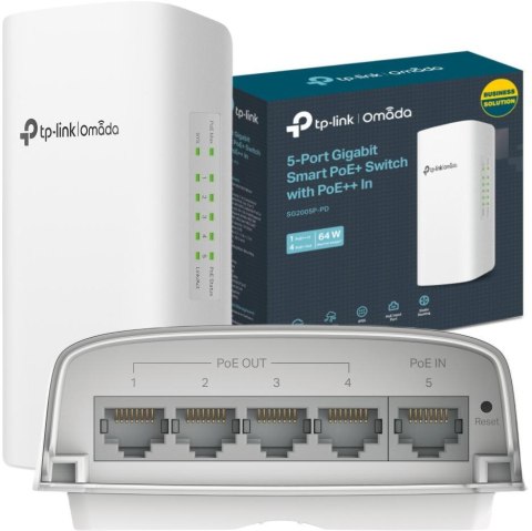 SWITCH TP-LINK SG2005P-PD (Outdoor) (POE-IN) SWITCH TP-LINK SG2005P-PD (Outdoor) (POE-IN)