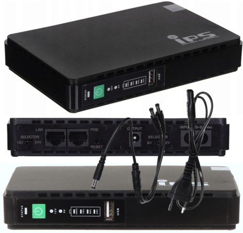 UPS ZASILACZ AWARYJNY IPS RouterUPS-30-PoE 30W 8800mAh UPS ZASILACZ AWARYJNY IPS RouterUPS-30-PoE 30W 8800mAh