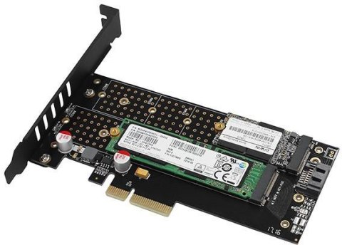Adapter Axagon PCEM2-DC PCI-E x4 na M.2 NVMe z chłodzeniem Adapter Axagon PCEM2-DC PCI-E x4 na M.2 NVMe z chłodzeniem