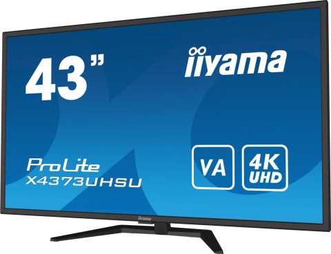 Monitor LED IIYAMA X4373UHSU-B1 43 cale VA HDMI DisplayPort USB Monitor LED IIYAMA X4373UHSU-B1 43 cale VA HDMI DisplayPort USB