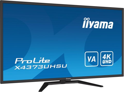 Monitor LED IIYAMA X4373UHSU-B1 43 cale VA HDMI DisplayPort USB Monitor LED IIYAMA X4373UHSU-B1 43 cale VA HDMI DisplayPort USB