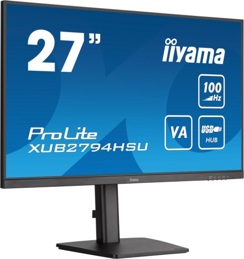 Monitor LED IIYAMA XUB2794HSU-B6 27 cali VA 100Hz 1ms HAS Pivot Monitor LED IIYAMA XUB2794HSU-B6 27 cali VA 100Hz 1ms HAS Pivot