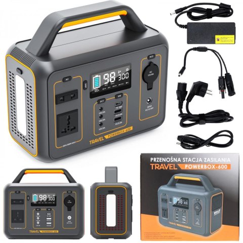 Przenośna stacja zasilania Volt Polska TRAVEL POWERBOX OPTI 600 Przenośna stacja zasilania Volt Polska TRAVEL POWERBOX OPTI 600