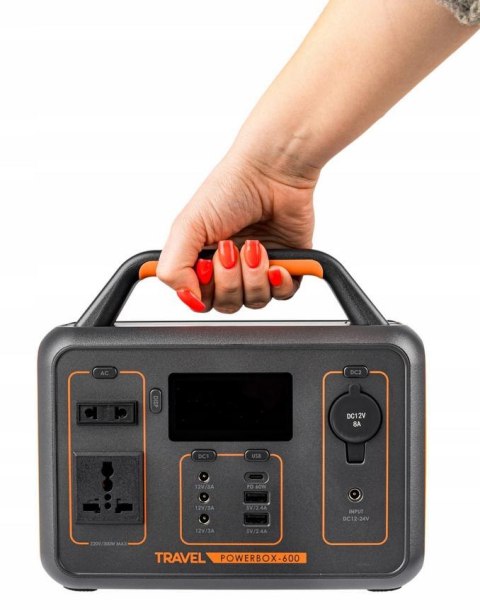 Przenośna stacja zasilania Volt Polska TRAVEL POWERBOX OPTI 600 Przenośna stacja zasilania Volt Polska TRAVEL POWERBOX OPTI 600