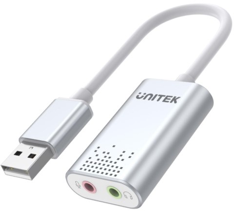 Unitek Y-247A karta dzwiekowa USB Stereo Unitek Y-247A karta dzwiekowa USB Stereo