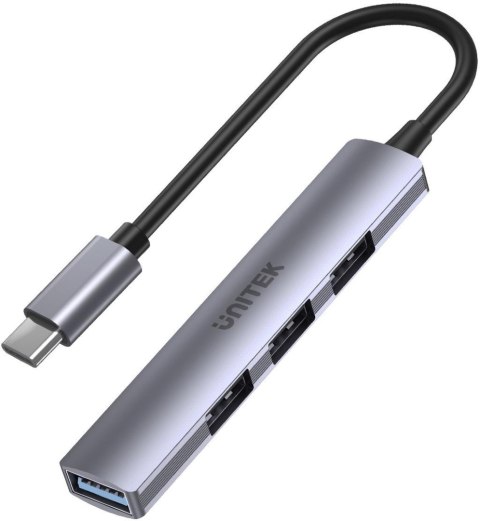 Adapter Unitek H1208B Hub USB-C 1*USB-A 5Gbps, 3*USB-A 2.0 Adapter Unitek H1208B Hub USB-C 1*USB-A 5Gbps, 3*USB-A 2.0
