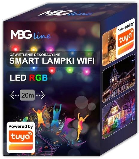 Lampki Choinkowe SMART taśma LED WIFI TUYA 20m USB Lampki Choinkowe SMART taśma LED WIFI TUYA 20m USB