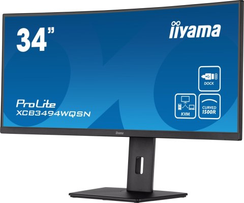 Monitor LED IIYAMA XCB3494WQSN-B5 34 cale VA KVM Monitor LED IIYAMA XCB3494WQSN-B5 34 cale VA KVM