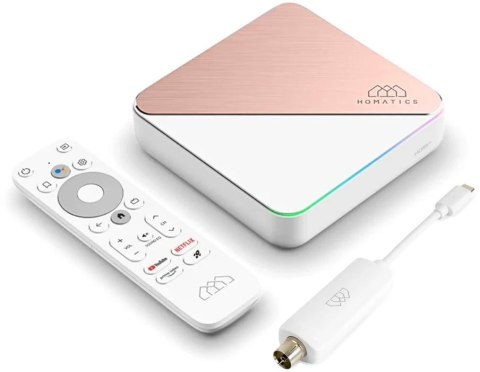 Android TV Box Homatics R 4K Plus WiFi 4GB RAM/32GB ROM + dekoder DVB-T2 H.265 Android TV Box Homatics R 4K Plus WiFi 4GB RAM/32GB ROM + dekoder DVB-T2 H.265