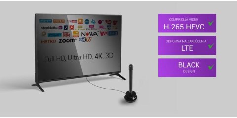Antena magnetyczna DVB-T2 Spacetronik Hook TV USB 30dB Double Power Antena magnetyczna DVB-T2 Spacetronik Hook TV USB 30dB Double Power