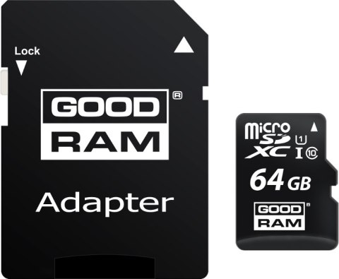 Karta pamięci microSD GOODRAM UHS-I 64GB Karta pamięci microSD GOODRAM UHS-I 64GB