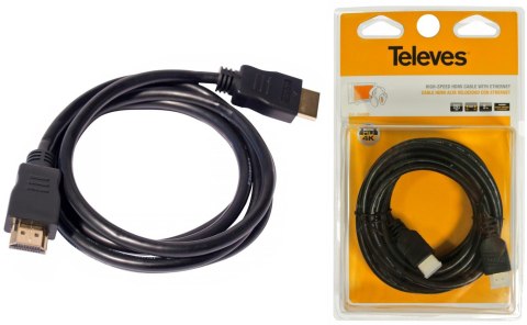Kabel HDMI 2.0 Televes ref. 494503 5m 4K Kabel HDMI 2.0 Televes ref. 494503 5m 4K
