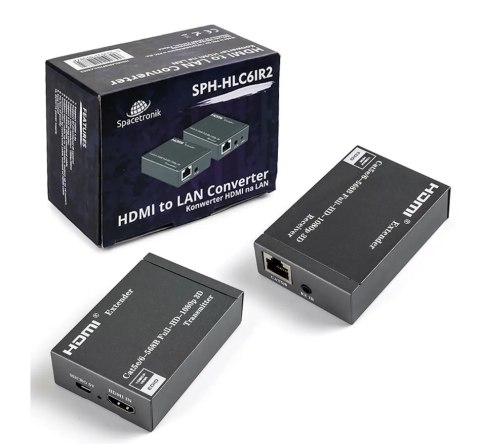Konwerter HDMI na LAN Spacetronik SPH-HLC6IR2 Konwerter HDMI na LAN Spacetronik SPH-HLC6IR2