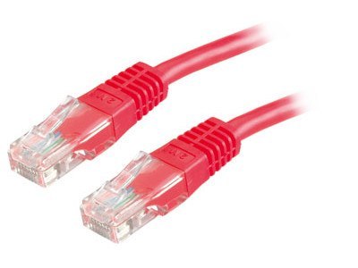 PATCHCORD KAT5E UTP 1M CZERWONY PATCHCORD KAT5E UTP 1M CZERWONY