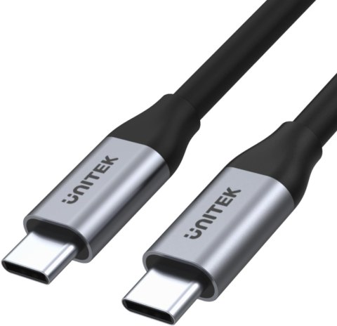 Kabel USB Unitek USB-C na USB-C 10Gbps 4K 60Hz 20V/5A Kabel USB Unitek USB-C na USB-C 10Gbps 4K 60Hz 20V/5A