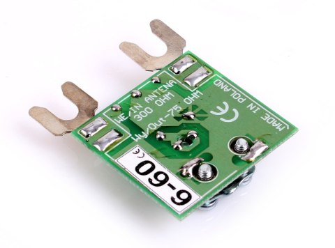 Symetryzator antenowy kanały 6-60 Symetryzator antenowy kanały 6-60