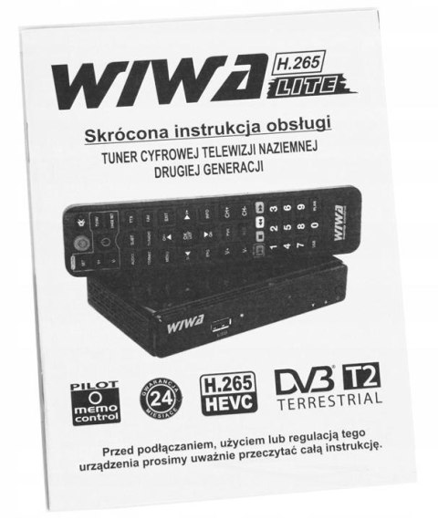 Tuner DVB-T/T2 WIWA H.265 LITE Tuner DVB-T/T2 WIWA H.265 LITE