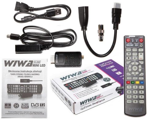 Tuner DVB-T/T2 WIWA H.265 MINI LED Tuner DVB-T/T2 WIWA H.265 MINI LED
