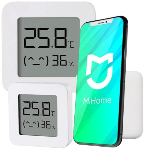 Czujnik Xiaomi Mi Temperature and Humidity Monitor 2 Czujnik Xiaomi Mi Temperature and Humidity Monitor 2