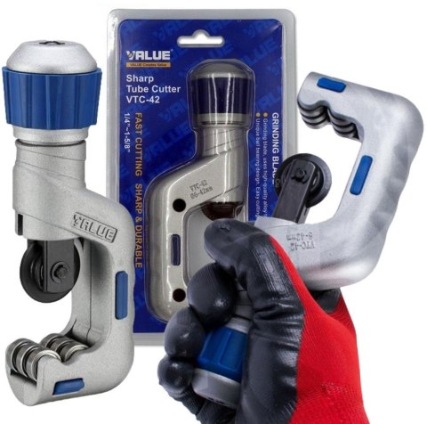 NÓŻ DO RUR MIEDZIANYCH VALUE VTC-42 1/4" - 1 5/8" (6 - 42 MM) NÓŻ DO RUR MIEDZIANYCH VALUE VTC-42 1/4" - 1 5/8" (6 - 42 MM)