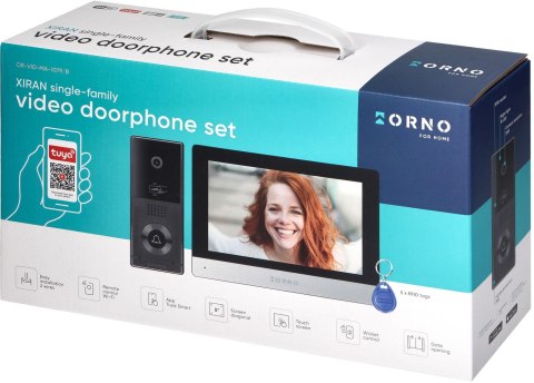 Wideodomofon 2 żyłowy ORNO OR-VID-MA-1079/B Wideodomofon 2 żyłowy ORNO OR-VID-MA-1079/B