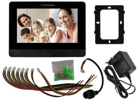 Wideodomofon REVIZOOM RM-T471HD BLACK/RC-411HD-C Wideodomofon REVIZOOM RM-T471HD BLACK/RC-411HD-C