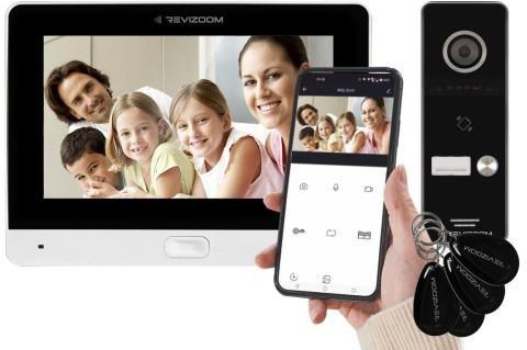 Wideodomofon REVIZOOM RM-T471HD WHITE/RC-411HD-C Wideodomofon REVIZOOM RM-T471HD WHITE/RC-411HD-C