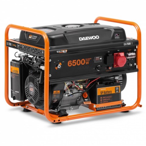 ZESTAW AGREGAT PRĄDOTWÓRCZY DAEWOO GDA 7500E-3 6.5kW + 2x GENERATOR OIL SAE 10W-30 DWO 600 ZESTAW AGREGAT PRĄDOTWÓRCZY DAEWOO GDA 7500E-3 6.5kW + 2x GENERATOR OIL SAE 10W-30 DWO 600
