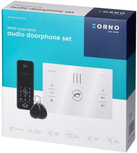 Zestaw domofon ORNO OR-DOM-BA-933/W Zestaw domofon ORNO OR-DOM-BA-933/W