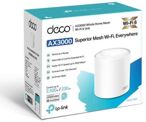 DOMOWY SYSTEM WI-FI MESH TP-LINK DECO X50(1-pack) DOMOWY SYSTEM WI-FI MESH TP-LINK DECO X50(1-pack)