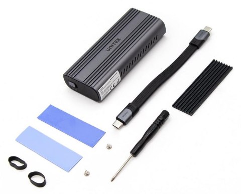 Obudowa dysku Unitek S1226A M.2 SSD PCIe/NVMe 40Gbps Obudowa dysku Unitek S1226A M.2 SSD PCIe/NVMe 40Gbps