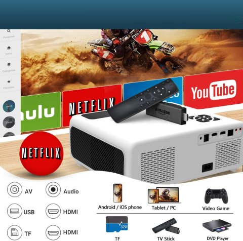 Projektor Zenwire e660h Android 9.0 Full HD 24000lm Projektor Zenwire e660h Android 9.0 Full HD 24000lm
