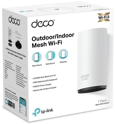 DOMOWY SYSTEM WI-FI MESH TP-LINK DECO X50-OUTDOOR DOMOWY SYSTEM WI-FI MESH TP-LINK DECO X50-OUTDOOR