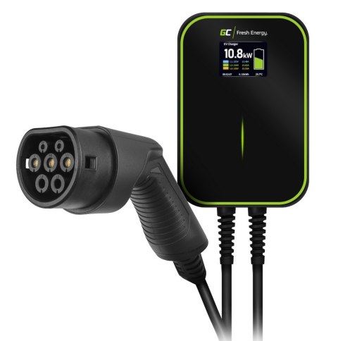 ŁADOWARKA DO SAMOCHODÓW ELEKTRYCZNYCH Green Cell WALLBOX EV POWERBOX 22kW TYPE 2 (6m) 3-FAZ EV14 ŁADOWARKA DO SAMOCHODÓW ELEKTRYCZNYCH Green Cell WALLBOX EV POWERBOX 22kW TYPE 2 (6m) 3-FAZ EV14