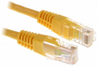 PATCHCORD KAT5E UTP 3M ŻÓŁTY PATCHCORD KAT5E UTP 3M ŻÓŁTY