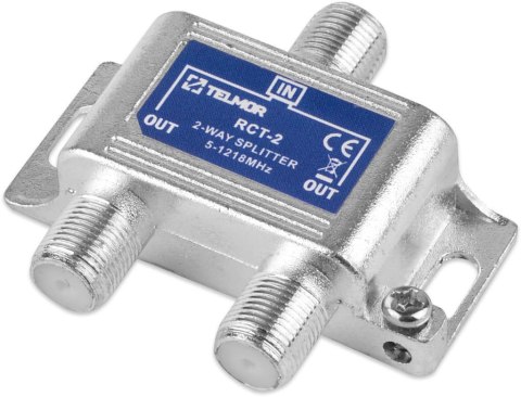 Rozgałęźnik TELMOR RCT-2 Splitter 2x1.2G Rozgałęźnik TELMOR RCT-2 Splitter 2x1.2G