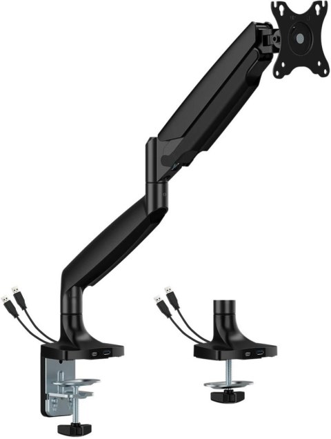 Uchwyt do monitora 17"-45" Spacetronik SPA-S110B USB Uchwyt do monitora 17"-45" Spacetronik SPA-S110B USB