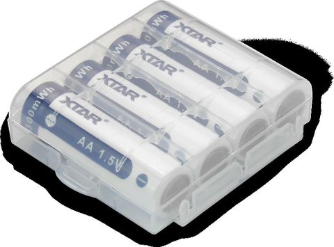 Akumulatorki R06 / AA 1,5V Xtar 2200mAh (box 4 szt.) z zabezpieczeniem Akumulatorki R06 / AA 1,5V Xtar 2200mAh (box 4 szt.) z zabezpieczeniem