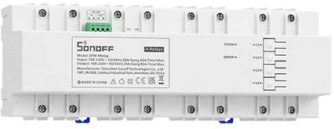 Inteligentny przełącznik Sonoff SPM 4Relay Inteligentny przełącznik Sonoff SPM 4Relay