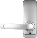 Klamka z kontrolerem dostępu biometria, TTLock/TTHotel, Mifare, szyfrator silver