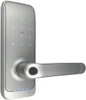 Klamka z kontrolerem dostępu biometria, TTLock/TTHotel, Mifare, szyfrator silver