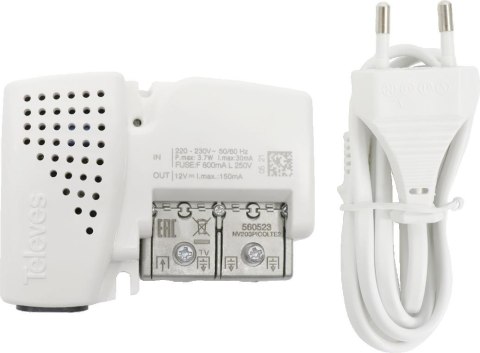 Wzmacniacz domowy PicoKom 3 wyjścia (2+TV): VHF/UHF-LTE700 Ready ref.560523 Wzmacniacz domowy PicoKom 3 wyjścia (2+TV): VHF/UHF-LTE700 Ready ref.560523