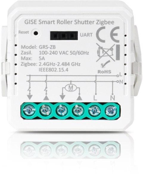 GISE Smart Sterownik roletowy Zigbee | Tuya | GRS-ZB GISE Smart Sterownik roletowy Zigbee | Tuya | GRS-ZB