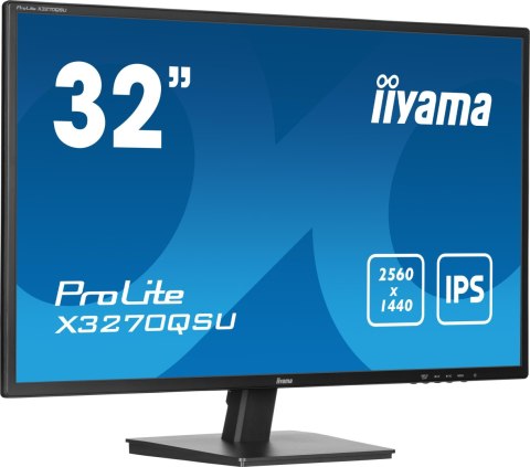 Monitor LED IIYAMA X3270QSU-B1 32 cale IPS HDMI DisplayPort 100HZ Monitor LED IIYAMA X3270QSU-B1 32 cale IPS HDMI DisplayPort 100HZ