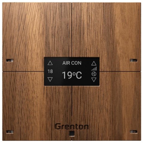 Panel dotykowy SMART PANEL 4B ciemne drewno Grenton Panel dotykowy SMART PANEL 4B ciemne drewno Grenton