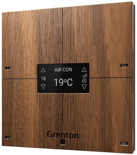 Panel dotykowy SMART PANEL 4B ciemne drewno Grenton Panel dotykowy SMART PANEL 4B ciemne drewno Grenton