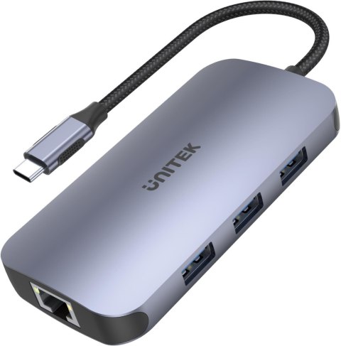 Unitek D1071A Hub N9+ USB-C HDMI, PD 100W, czytnik kart Unitek D1071A Hub N9+ USB-C HDMI, PD 100W, czytnik kart