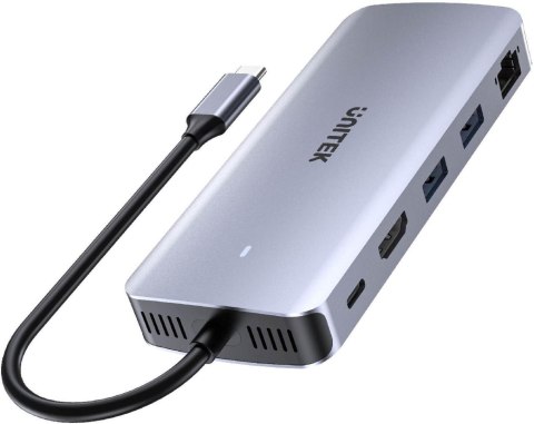 Unitek D1120A01 Aktywny Hub USB-C 10 Gbps, Obudowa na dysk M.2, HDMI Unitek D1120A01 Aktywny Hub USB-C 10 Gbps, Obudowa na dysk M.2, HDMI