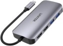 Unitek D1122A01 Aktywny hub USB-C 5Gbps, 2x HDMI 4K, czytnik kart, RJ-45, PD 100W Unitek D1122A01 Aktywny hub USB-C 5Gbps, 2x HDMI 4K, czytnik kart, RJ-45, PD 100W