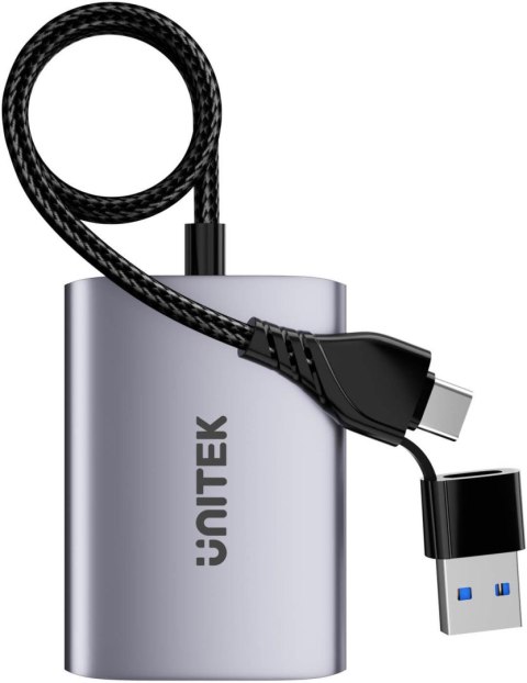 Unitek V1427A01 Adapter USB/C/A na 2x HDMI MST FullHD Unitek V1427A01 Adapter USB/C/A na 2x HDMI MST FullHD